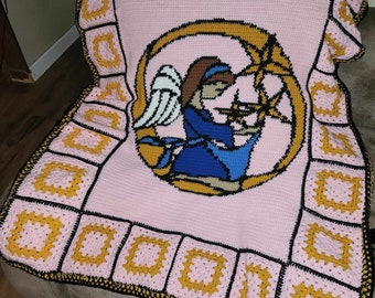 Endast ängelgrafikmönster