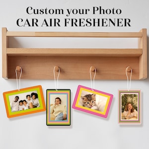 Custom Air Freshener of Photo Various Scents Personalized Photo Car Air Freshener DIY Air Freshener for Car or House Decor for Gift Wedding