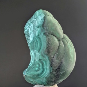 Malachite Stalactite with beautiful features.