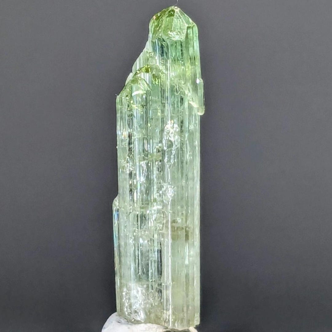 Green Tourmaline Crystal Pinacoidal Gem Rubaya Mine DRC Etsy Green Tourmaline Crystal Pinacoidal Gem Rubaya Mine DRC Etsy