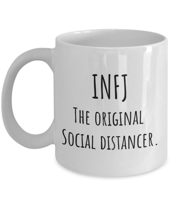 INFJ the Original Social Distancer / Introvert Funny Coffee - Etsy UK INFJ the Original Social Distancer / Introvert Funny Coffee - Etsy UK