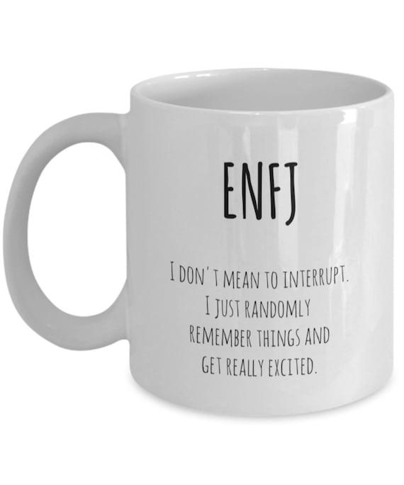 Enfj I Don T Mean To Interrupt Myers Briggs Personality Etsy