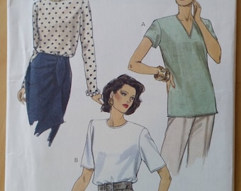 Vogue Vintage uncut pattern 8572 Very Easy Very Vogue Blouse size 20-22-24 1993