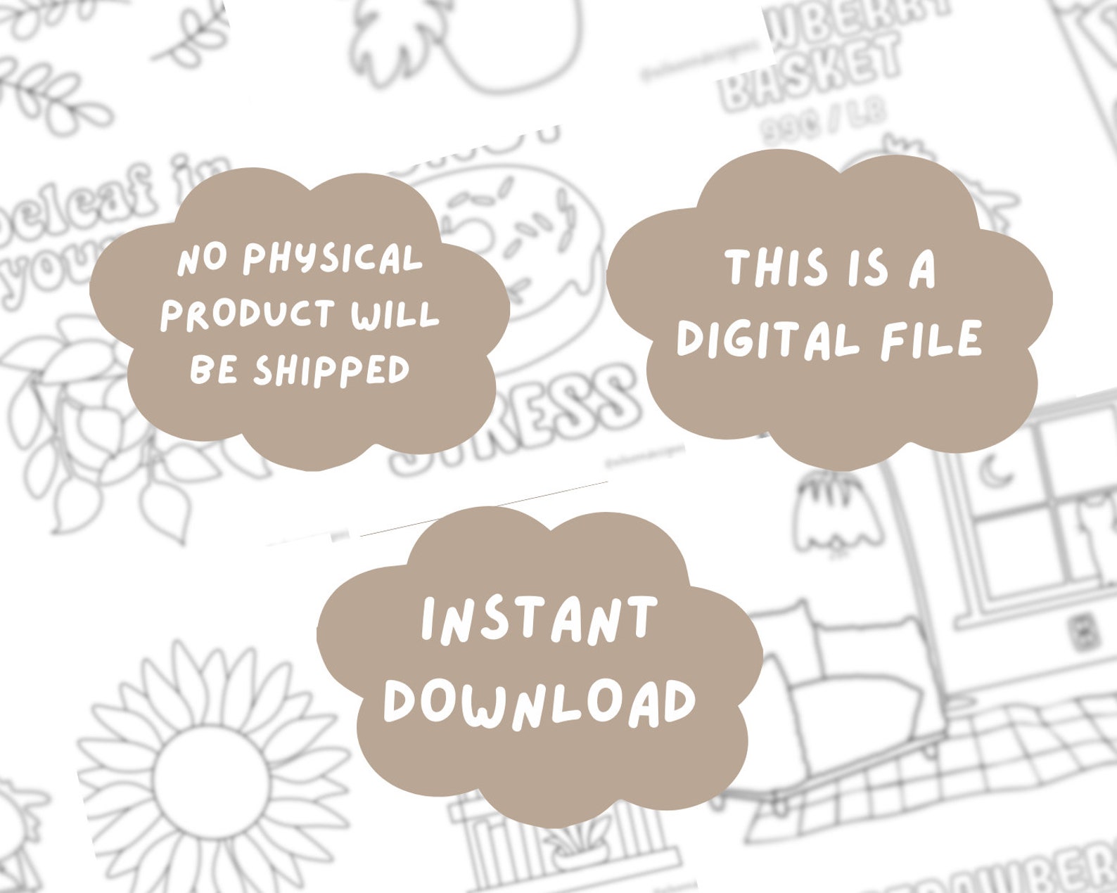 Letter Y Digital Download Coloring Page Printable Kids Coloring Pages ...
