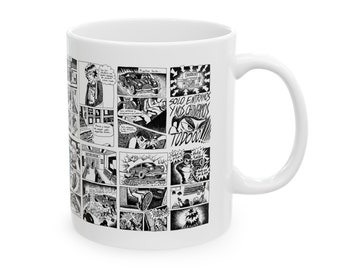 Marsan Comic Strip Ceramic Mug, 11oz