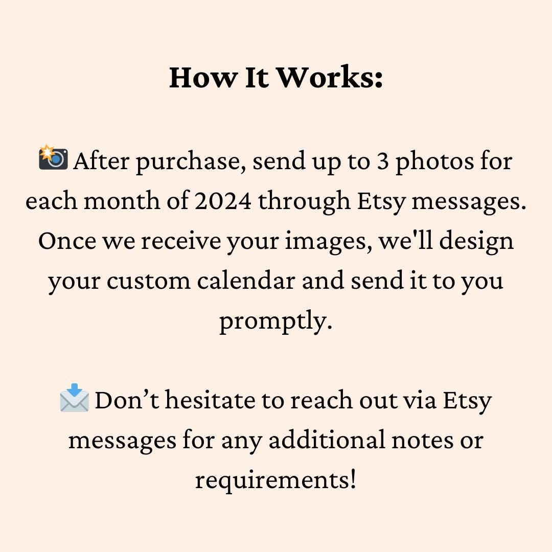 Personalized Desktop Calendar 2025, Put Your Memories of 2024 You Can ...