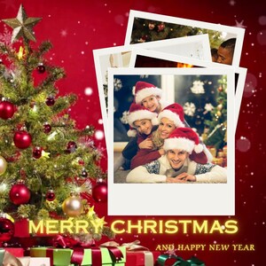 Saludos navideños animados personalizados (GIF/MP4 + música navideña) con tus fotos: perfectos para WhatsApp, Viber, Facebook, Instagram y más