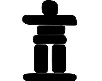 Inukshuk, svg,png,pdf digital file