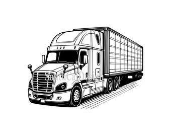 Semi truck Freightliner Cascadia