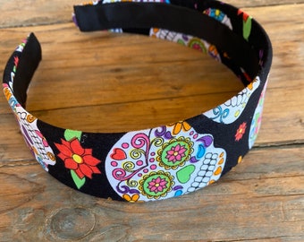 Sugar Skull Headband: Dia De Los Muertos Hairband