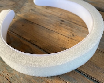 1 Inch (25mm) Headband With Foam, DIY Headband Blanks, Headband Form, Hairband DIY, Make Your Own Headband, Crown Blank, Headband Supplies