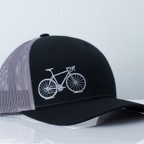 black bike hat