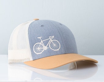 Road Bike Trucker Cap - Birch