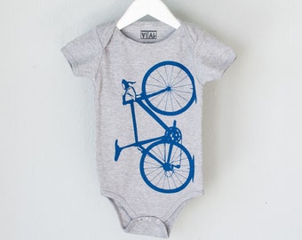 VITAL BICYCLE 3-6 months Infant Heather One Piece Lapis BLUE