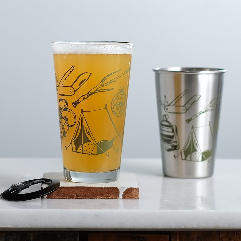 Vital Camping Tools Pint Glass