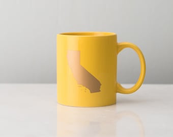 California Mug - State Love Screen Printed Coffee Mug