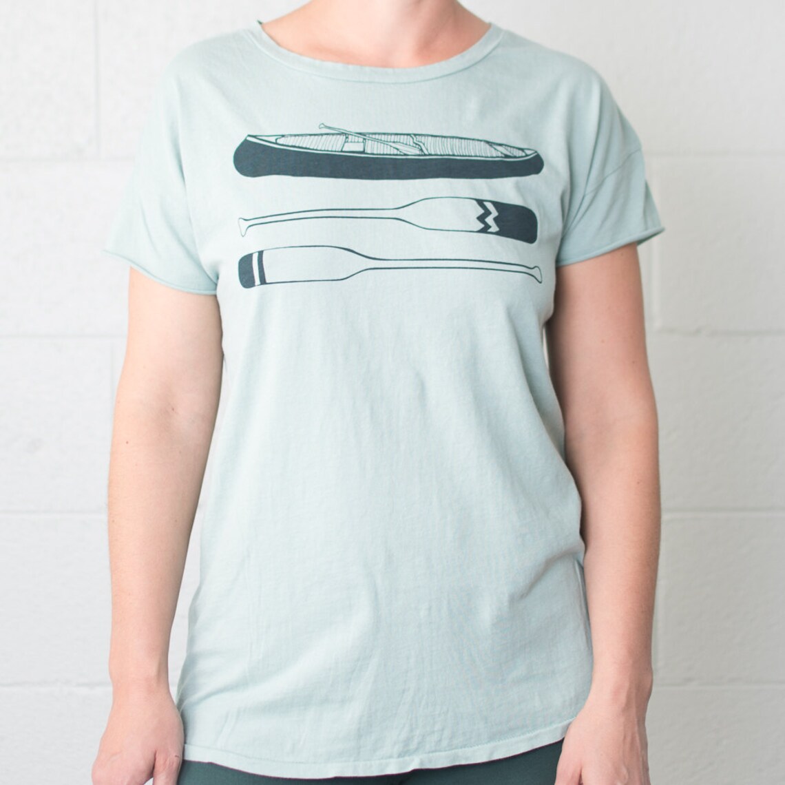 Canoe Paddle Tee Etsy