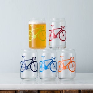 Bicycle Can Glasses SET of 2 image 1