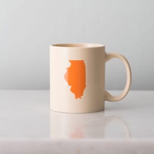 Illinois Mug - State Love Screen Printed Coffee Mug