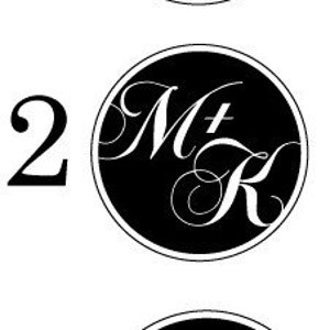 Custom Round Monogram, Screen Printed Pint Glasses, SET OF 6 - Etsy