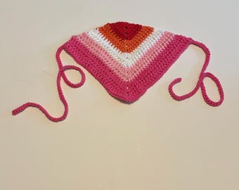 wlw lesbian pride hair bandana