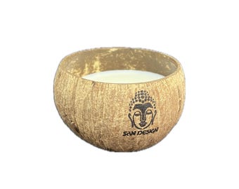 Coconut candle tropical fruit mango coconut vanilla