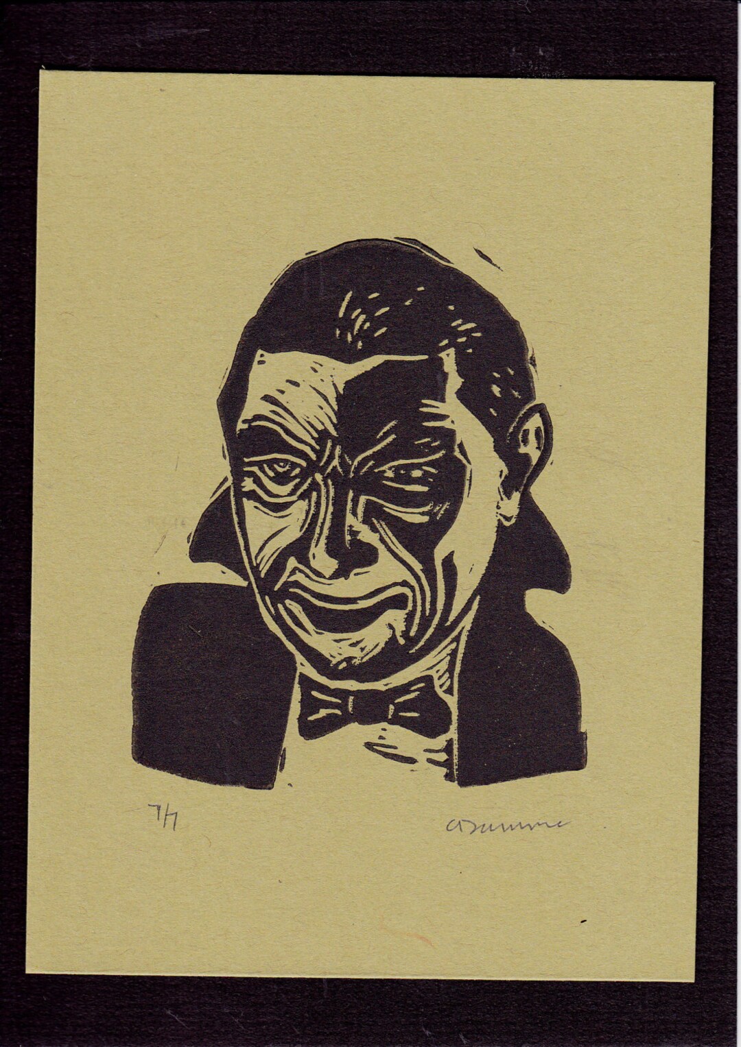 Bela Lugosi as Dracula Original Classic Movie Monster Linocut - Etsy