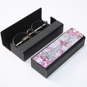 Glasses Storage Box DIY Diamond Painting Sunglasses Case Portable Leather Eyeglasses Box