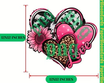 67 valentine png Valentine’s Day Leopard Heart PNG Digital Download