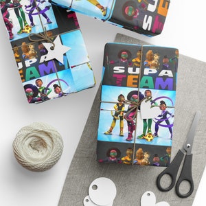 Mama K's Team 4 1st African Animated Series Wrapping Papers