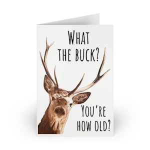 Carte d'anniversaire amusante pour lui, carte pour elle, parfaite pour les maris et les femmes, enveloppe incluse, cartes de voeux de chasseur humoristiques
