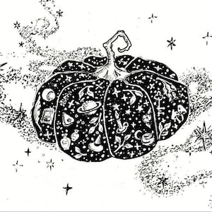 Magic Pumpkin 5x7 print