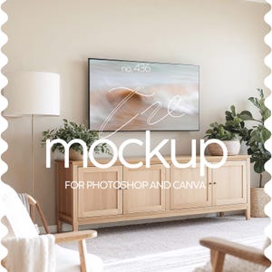 16x9-rams-TV-modell, ram-TV-konstmodell för Photoshop och Canva, Samsung-ram-TV-modell, Samsung-TV-modell med ramförhållande 16:9, png och psd