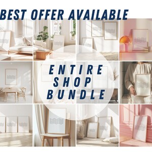 Etsy-Bannerrahmen-Mockup im DIN-A-Format, Etsy-Postershop-Coverbild, Druckerei-Bannerrahmen-Mockup, Bannervorlage für Wandbilder, Kunstbanner Bild 9