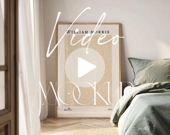 Animated Video Frame Mockup PSD: 10 Smart Objects (Digital Download)