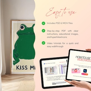 Animated Video Frame Mockup PSD: 10 Smart Objects (Digital Download) image 4