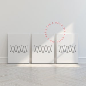 Leinwand Mockup Set 3, Din A Leinwand Mockup für Wandkunst, PSD Leinwand Mockup für Kunstwerke, Wandkunst Vorlage für Leinwand, 3er-Set Mockup