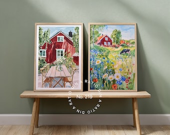 2 Frame Mockup Set, PSD Din A Frame Mock Ups For Art, Set Of 2 Frames Mockup, Two Frame Mockup Template, Simple Frame Mockup, Minimal Mockup