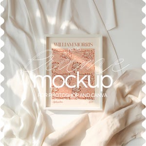 Din A Frame Mock Up PSD, Flatlay Frame Mockup For Artwork Display, Flat Lay Mockup Frame, Frame Mock Up For Poster Display, Wall Art Mockups
