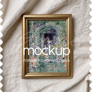 3x4 lijstmodel vintage, flatlaymodel lijstsjabloon, gouden lijstmodel voor foto, vintage lijstmodel, png- en psd-lijstmodel voor kunst