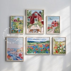 Frame Gallery Mockup Din A, PSD Frame Mockup Gallery, Set Of 6 Frames Mockup For Art, Gallery Wall Frame Mockup Template, Six Frame Template