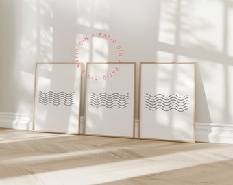 3 Frame Mockups PSD Vertical Frame Thin Wood Frame Mock Ups Minimalistic Interior Mockup Poster Frame Display PSD Mockup Frame For Wall Art