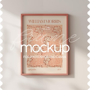 Simple Frames Mockup Din A Ratio, PNG & PSD Frame Mock Up For Artwork, Colorful Frame Template For Posters, Natural Light Mockup Frame Art