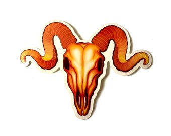 Ram Skull sticker