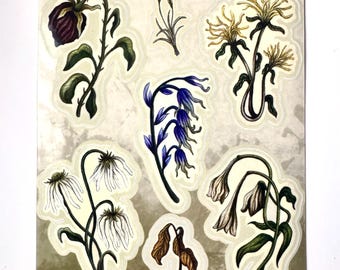Dead Flowers - Sticker Sheet