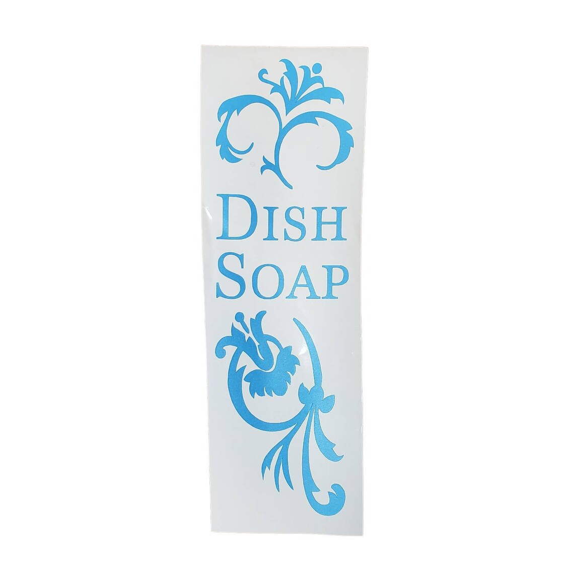 Dish Soap Flourish Art Vinyl Container Bottle Label Decal Etsy