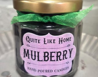 Mulberry Scented Jar Candle, 4 oz.