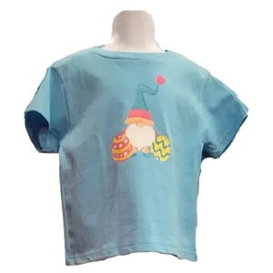 Easter gnome fun unisex TODDLER t-shirt. Spring | Easter | fun | Easter eggs | gnome | gnome with Easter eggs