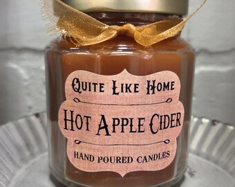 Hot Apple Cider Scented Jar Candle, 6.5 oz.