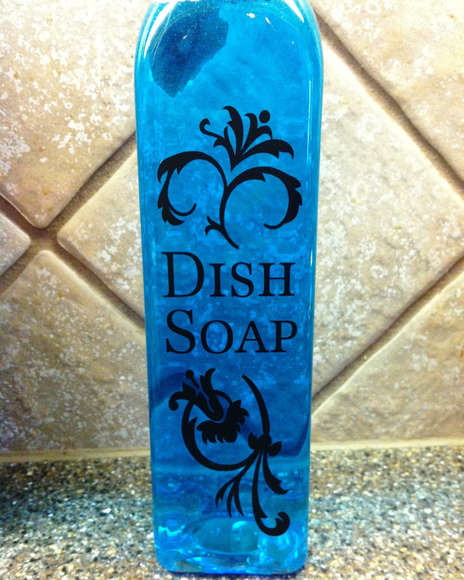 Dish Soap art vinyl container bottle label decal Etsy